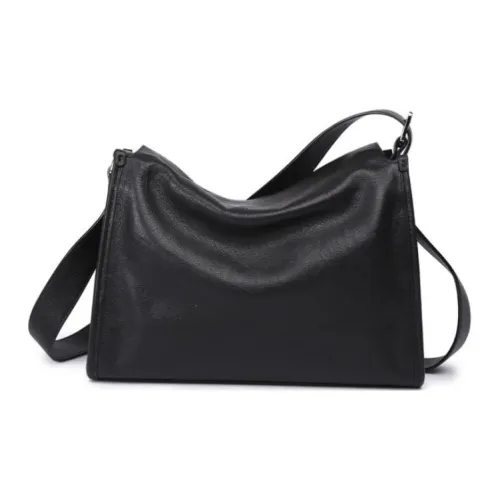 CROVETTI Sheepskin Tote Bag Shopping Bag Pillow Bag Shoulder Bag Medium Unisex Black CROVETTI Овчина Тоут Сумка Сумка для покупок Сумка-подушка Сумка на плечо Средняя Унисекс Черная