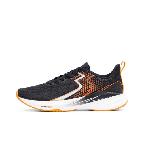 361° Carbon CQT Амортизация Устойчивый к истиранию Дышащий Низкий Топ Повседневные Беговые кроссовки Мужские Черный Оранжевый