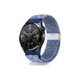 Плетеная пряжка - ремень [сине-белый]