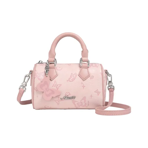 AILUXI ПУ (полиуретан) Бостон Сумка Женская Вишневый Цветок Розовый