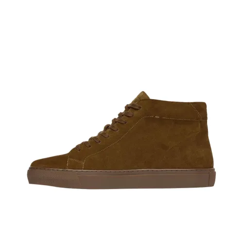 Oliver Sweeney LAXEY High Топ Скейтборд Кроссовки Мужские Коричневые