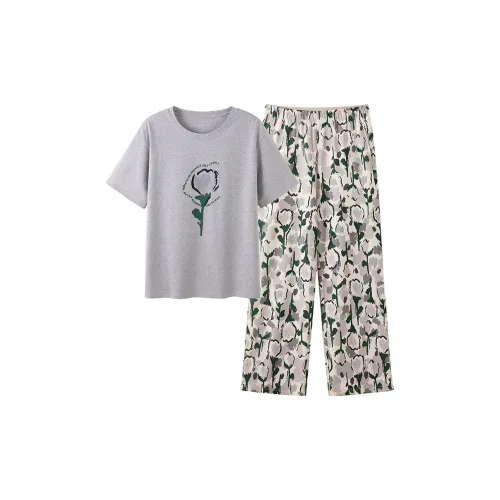 Jingyun Pajama Комплект Женский Серый