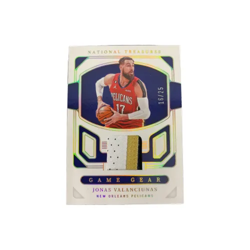 PANINI 2022 23 Noir Пеликан Валан Йонас Трехцветный Пэтч 16 25 Спортивные Карты 1 Упаковка