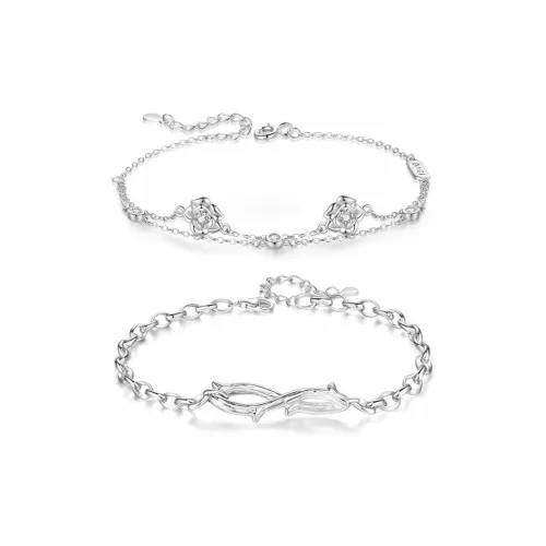 MUYAN Сплав Шип Розовый Браслет Унисекс