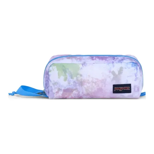 JanSport Полиэстер Makeup Bag Хранение Мешок Унисекс Light Синий Фиолетовый