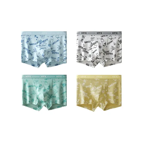 H YXIANG Летнее нижнее белье мужское 4 штуки