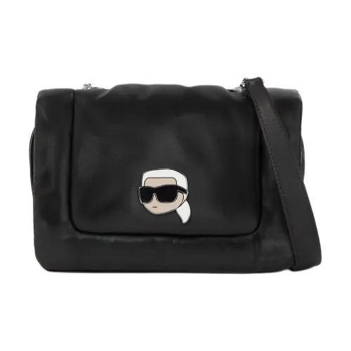 KARL LAGERFELD K Ikonik Полиуретан Сумка через плечо Женская Черная