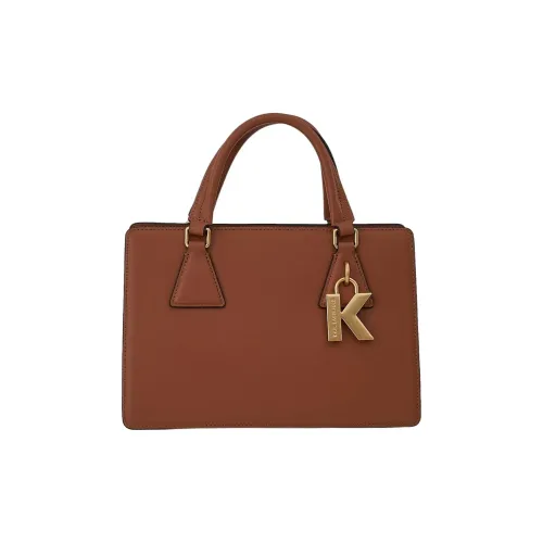 Karl Lagerfeld Соль Хлорид Одно Плечо Через Плечо Сумка Женская Коричневая