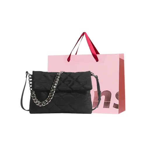 WHEELY BABY + Нейлоновая ткань сумка-тоут сумка для покупок сумка через плечо женская черная