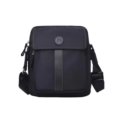 Hush Puppies Сумка через плечо из коровьей кожи мужская черная серая зеленая