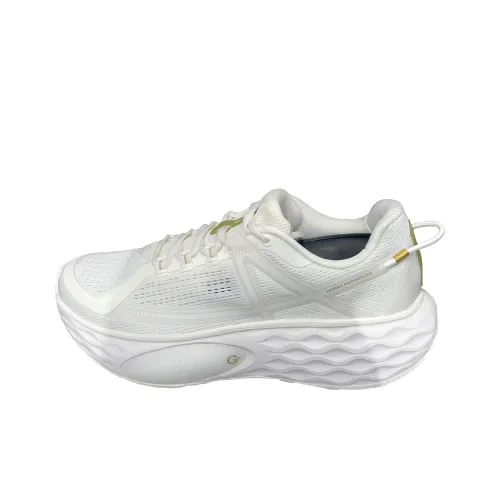 ANTA Амортизация Износостойкие Низкие Кроссовки для Беговых Пути Мужские Цвет Слоновая Кость