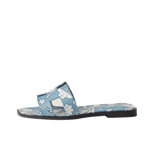 HERMES Oran Слипоны Женские Синие