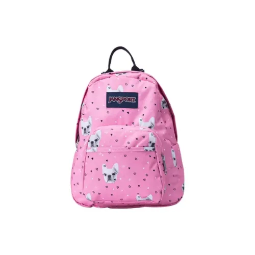JanSport Ткань Рюкзак Мини Женский Розовый Щенок