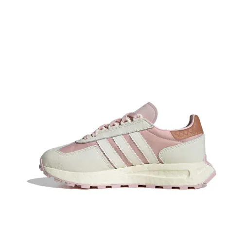 Adidas Originals Retropy E5 Slip-resistant Abrasion-resistant Low Top Casual Women's White Pink Adidas Originals Retropy E5 Противоскользящий Устойчивый к истиранию Низкий Топ Повседневный Женский Белый Розовый