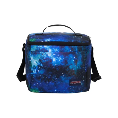 Jansport Полиэстер Lunch Box Сумка Сумка для хранения Сумка через плечо Унисекс Звездный Синий