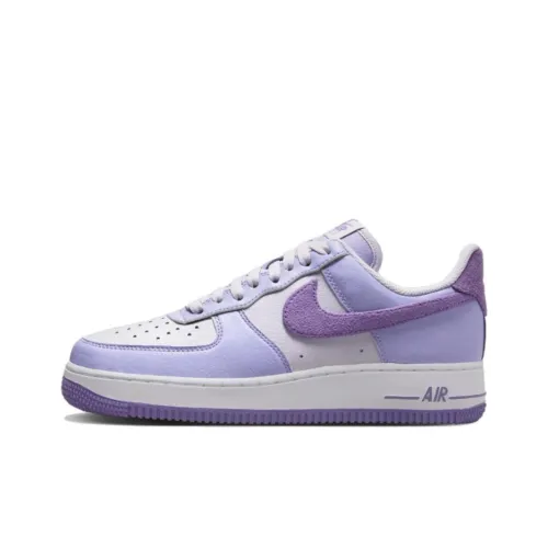 Nike Air FORCE 1 Скейтборд Кроссовки Низкие Гортензия/Ежевика/Ведрообразный Виноградный Женские