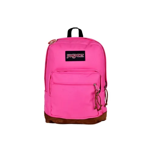 JanSport Полиэстер Рюкзак Средний Женский Розовый Красный