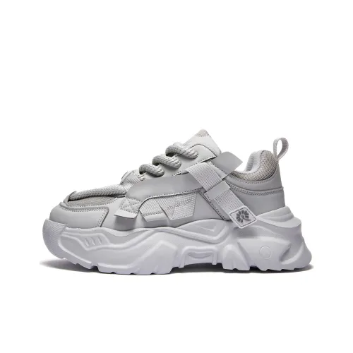 RIFUGIO VO' Устойчивые к истиранию увеличивающие высоту низкие топовые кроссовки с толстой подошвой унисекс