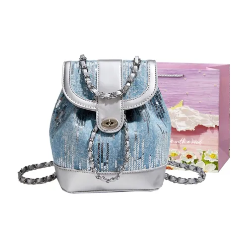 Bansusu ПУ (полиуретан) Carry Рюкзак Женский Серебряный Розовый