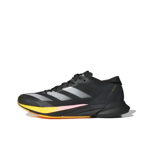 Adidas Adizero Adios 8 Беговые кроссовки Низкий топ Черный Желтый Женские