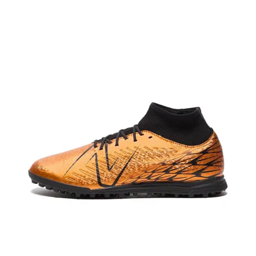 New Balance Tekela V4 TF Шипы Искусственные Шипы Футбольные бутсы Унисекс Оранжевый Черный