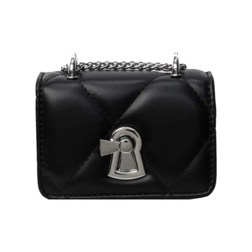 Versman ПУ (полиуретан) Сумка через плечо Сумка на плечо Женская Черный Экрю Серебряный