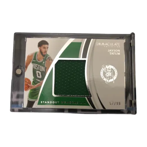 PANINI 20 21 Celtics Tatum IMM Материал Jersey Игрок Карта 99 Серийная Карта Карта Товар Access Спортивные Карты 1 шт