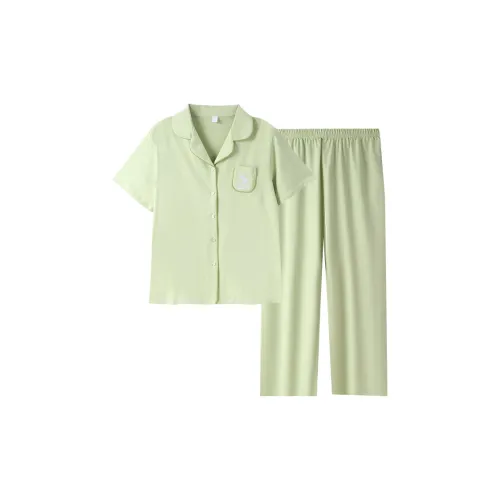 Fun Rabbit Пижамный комплект Женский Светло-фруктовый зеленый