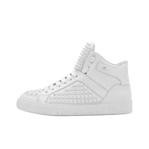 PHILIPP PLEIN Высокий топ Повседневная обувь Мужская Белая