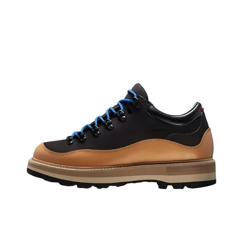 Moncler Casual Low Top Черный Коричневый Унисекс