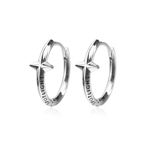 LuluCanaan 925 стерлинговое серебро Серьги-гвоздики Унисекс