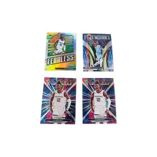 Панини Grizzlies Морант Тарка Рефракция Игрок Карта Карта Товар Access Спортивные Карты 4 шт