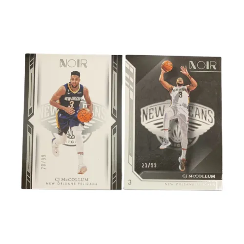 PANINI 2022 23 NOIRCJ McCollum 20 99 Основа + 23 99 Основа Игрок Карта Карта пройдет Through Спортивные карты 2 шт