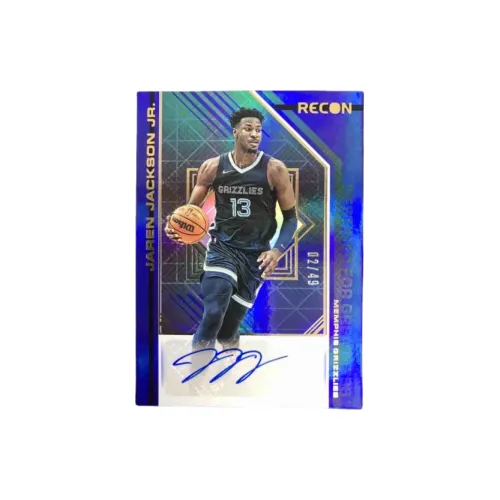 PANINI Джарет Джексон Jr. 2021-22 Recon Grizzlies 02 49 Рефракция Автограф Карта Товарная Спортивная Карта Access