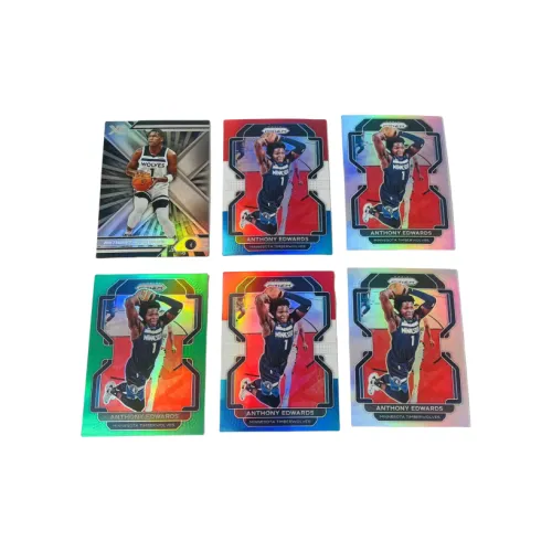 PANINI Anthony Edwards Timberwolves Refraction Игровой Карты Карты Продукты Access Спортивные Карты 6 шт