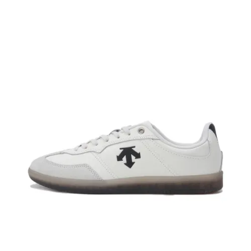 DESCENTE Edge Court Balance Дышащий Moisture Wicking Низкий Топ Скейтборд Кроссовки Унисекс Бежевый Черный