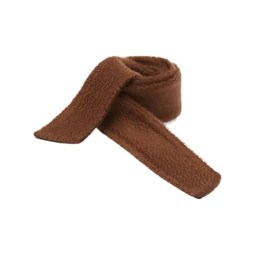 'S MAX MARA Double Layer Design Кашемир Ремни Женские Red