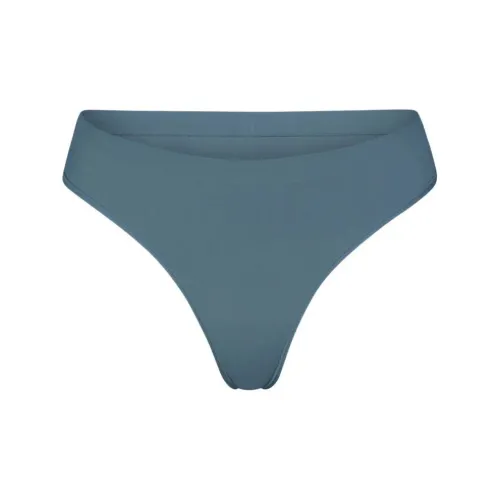 SKIMS Мягкий Сглаживающий Бесшовный Стринг Трусы Женские 1 Пачка KYANITE Кианитовый Кристалл Каменный Цвет