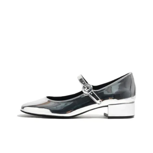 STEVE MADDEN Туфли Мэри Джейн с грубым каблуком 3 см женские