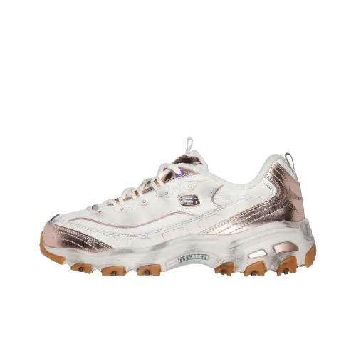 Skechers DLITES массивные кроссовки с низким верхом, натуральный золотой, женские