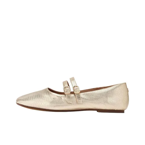 Kurt Geiger London Magic Flat Mary Jane Shoes Women's Gold