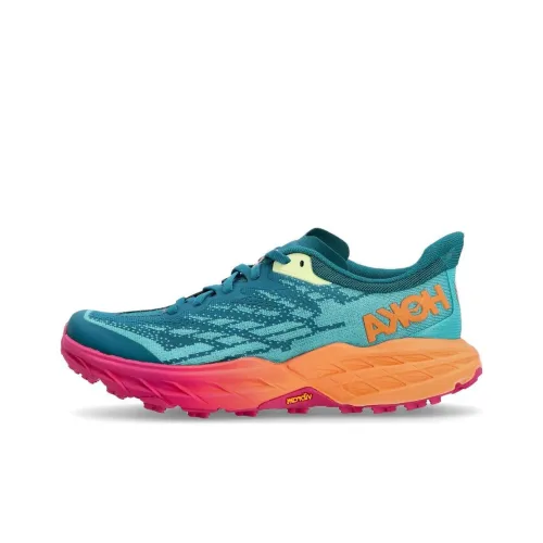 HOKA ONE ONE Mafate Speed 4 Slip-resistant Abrasion-resistant Low-top Беговые кроссовки Женские Blue