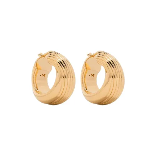 Серьги из латуни с покрытием из 18-каратного золота MISSOMA Женские Золото