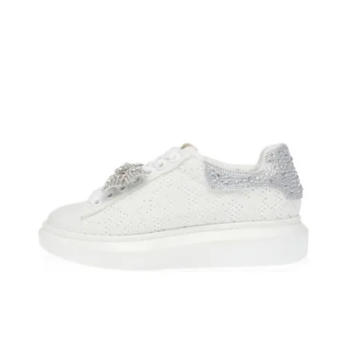 STEVE MADDEN Низкие кроссовки для скейтбординга Мужские Белые