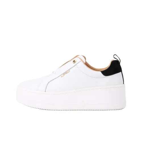Kurt Geiger London Connected Laceless Low Кроссовки для скейтбординга 5 см Женские Белые