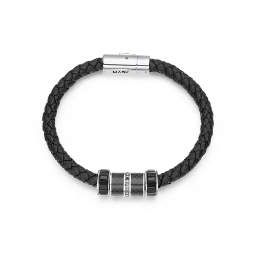 FAIRWHALE Браслет из титановой стали черный унисекс