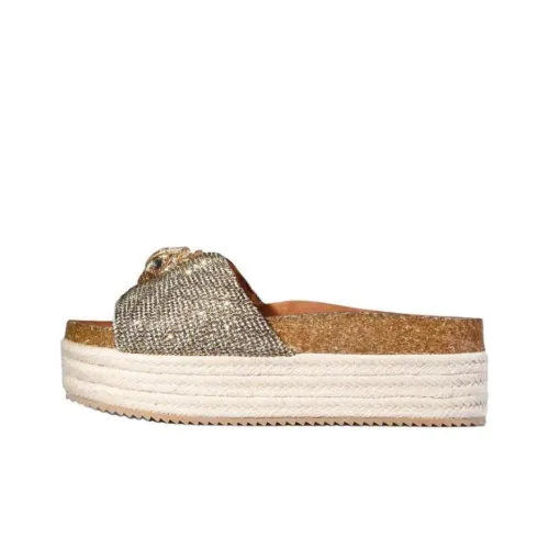 Kurt Geiger London Слипоны 4CM Женские Бежевые