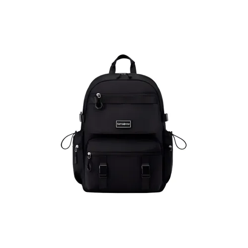 SAMSONITE Ткань Рюкзак Средний Унисекс Черный Бежевый