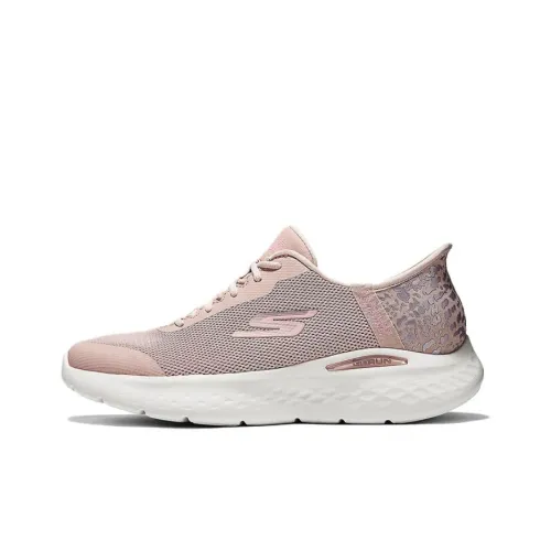 Skechers MEN'S GO Дышащий и Легкий Низкий Топ Повседневные Беговые Кроссовки Унисекс Розовые