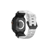 【Эксплорер Ремень】Черный коннектор + светящийся белый фторэластомер